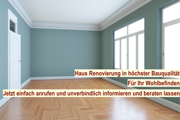 Haus renovieren Berlin - Renovierung